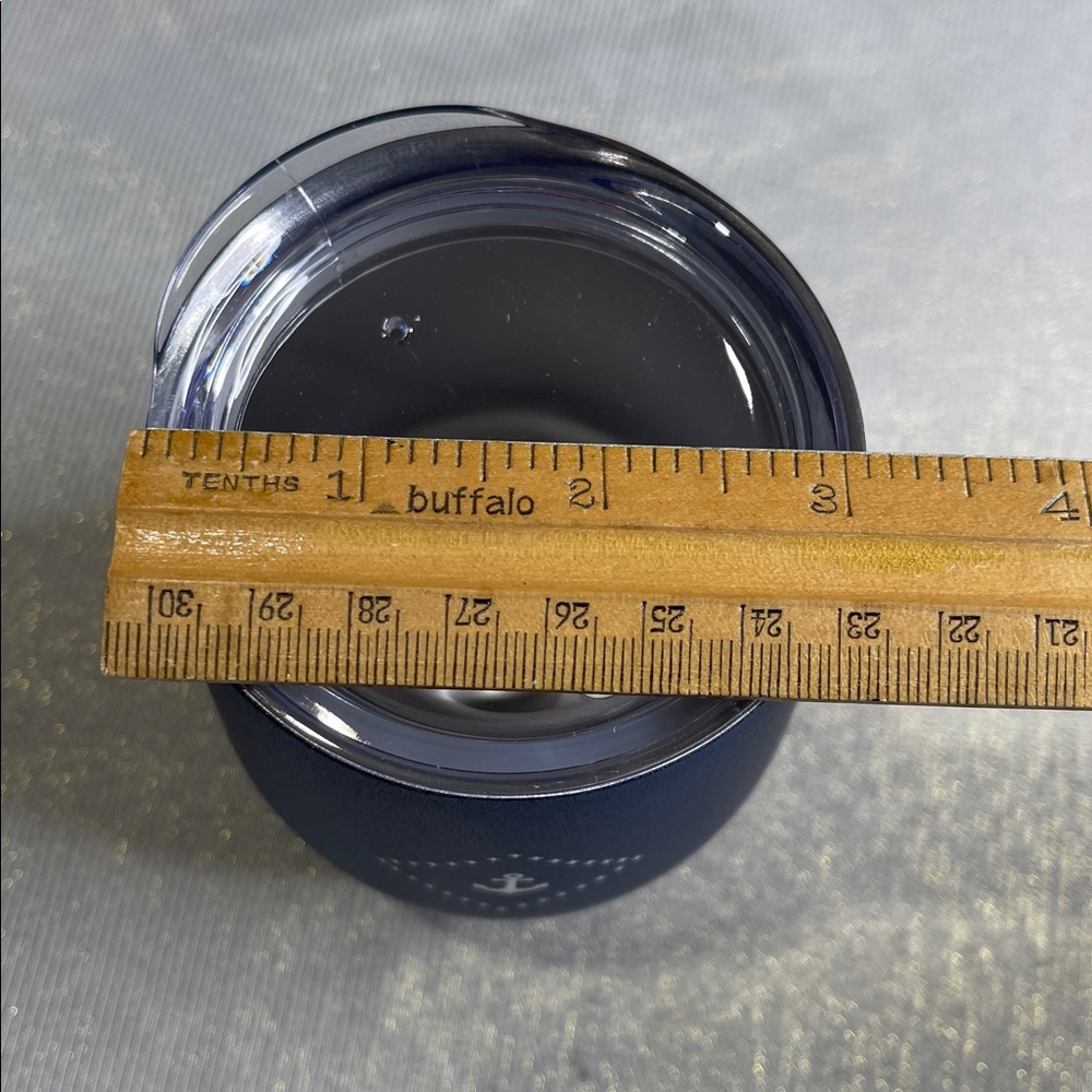 Chic & Tonic NIB Cabernet On The Way Stainless Wine Tumbler Anchor Nautical Navy - Picture 3 of 8
